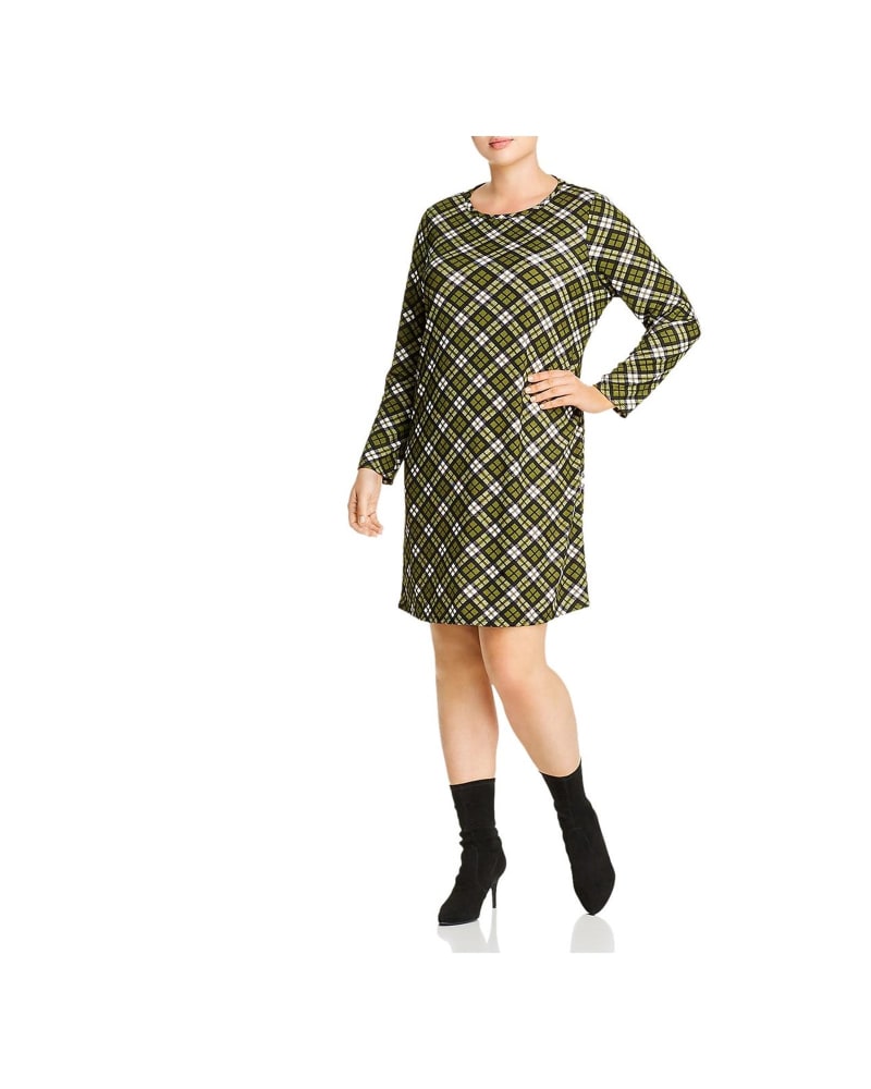 Michael kors plaid dress sales